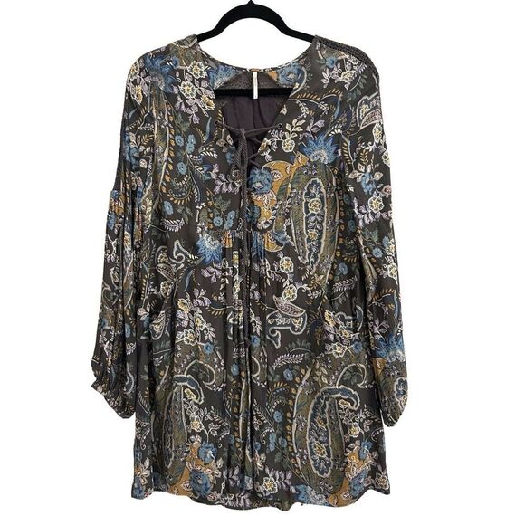 Free People dress with cute details💕 size small excellent condition boho - Picture 1 of 9